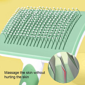Transform Your Pet Grooming Routine with the Self Cleaning Slicker Pet Brush