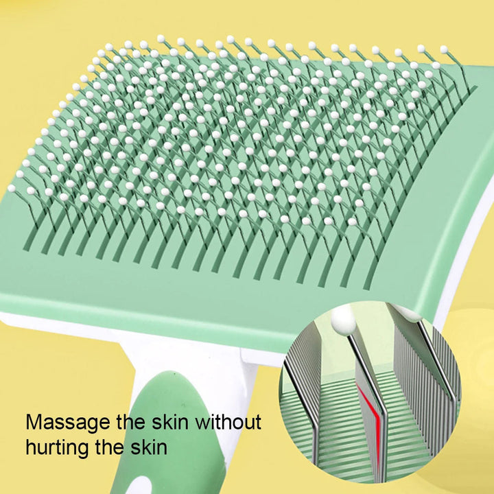 Transform Your Pet Grooming Routine with the Self Cleaning Slicker Pet Brush