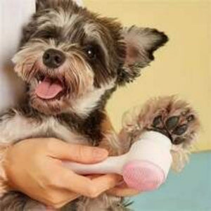 Transform Your Pet’s Grooming Routine with the Easy Clean Nylon Pet Paw Grooming Massage Brush