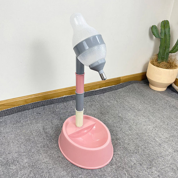 Enhance Your Pet's Hydration with the Automatic Adjustable Height Pet Water Feeder Fountain Bowl