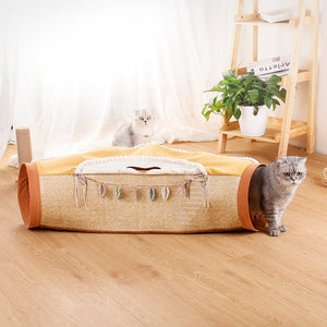 Net Red Pet Litter Roll Totoro Drilling Hole Toy: The Ultimate Playtime Experience for Your Cat